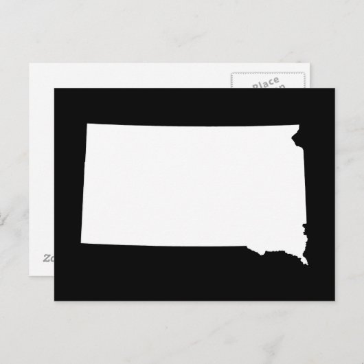 サウスダコタ州の独自の移行発表の作成 ポストカード (正面/裏面)