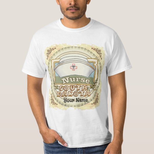 サウスダコタ州の看護師 Tシャツ (正面)