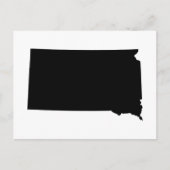 サウスダコタ州への引越しの発表の作成 ポストカード (正面)