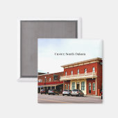 サウスダコタ州カスターの写真マグネットのラベル マグネット (正面/裏面)