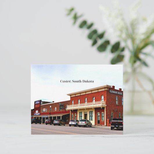 サウスダコタ州カスターの写真 ポストカード (スタンド正面)