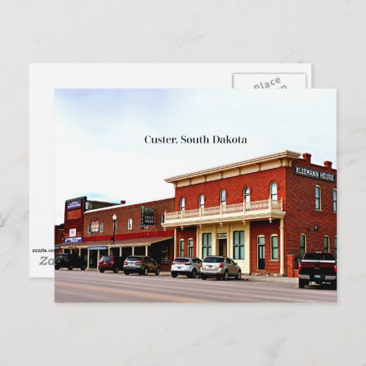 サウスダコタ州カスターの写真 ポストカード (正面/裏面)