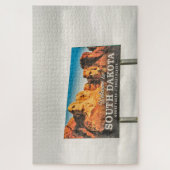 サウスダコタ州サインへようこそ ジグソーパズル (縦)