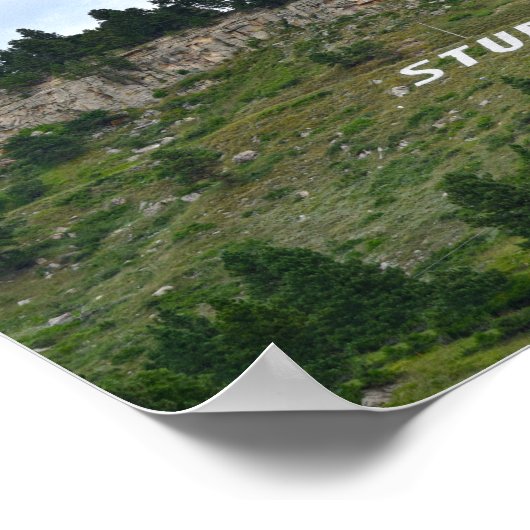 サウスダコタ州スタージスヒルサイドサイド ポスター (角)