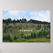 サウスダコタ州スタージスヒルサイドサイド ポスター (正面)