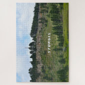 サウスダコタ州スタージスヒルサイドサイン ジグソーパズル (縦)