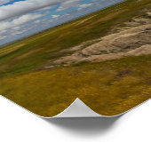 サウスダコタ州バドランズ国立公園 ポスター (角)