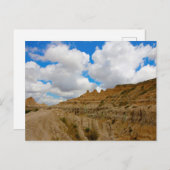 サウスダコタ州バドランズ国立公園 ポストカード (正面/裏面)