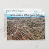 サウスダコタ州バドランズ国立公園 ポストカード (正面/裏面)