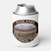 サウスダコタ州バドランズ国立公園 缶クーラー (缶正面)
