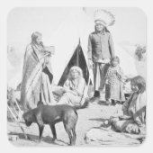 サウスダコタ州パイン・リッジでのスー族の予約 スクエアシール (正面)