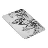 サウスダコタ州パイン・リッジでのスー族の予約 マグネット (右側)