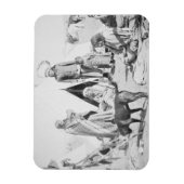 サウスダコタ州パイン・リッジでのスー族の予約 マグネット (縦)