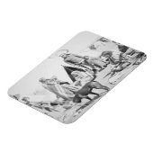 サウスダコタ州パイン・リッジでのスー族の予約 マグネット (左側)