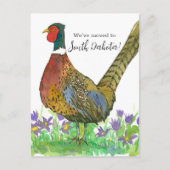 サウスダコタ州フェアサンの引越し発表 ポストカード (正面)