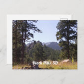 サウスダコタ州ブラックヒルズ ポストカード (正面/裏面)