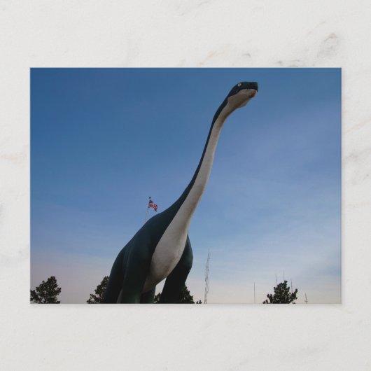 サウスダコタ州ラピッドシティの恐竜公園 ポストカード (正面)