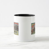 サウスダコタ州ラピッドシティ – ラージレターシーン マグカップ (中央)