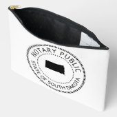 サウスダコタ州公証人用品 アクセサリーポーチ (見開き)