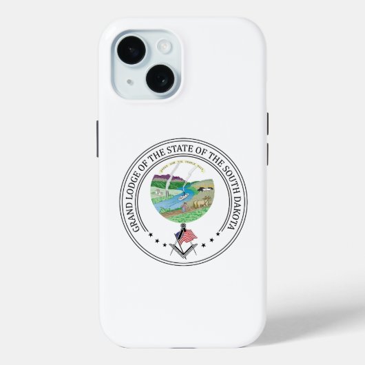 サウスダコタ州州フリーメーソンロッジ Case-Mate iPhoneケース (裏面)