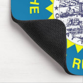 サウスダコタ州旗とマウスパッド – 米国州 マウスパッド (コーナー)