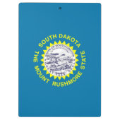 サウスダコタ州旗を持つ愛国的なクリップボード クリップボード (裏面)