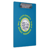 サウスダコタ州旗を持つ愛国的なクリップボード クリップボード (右)