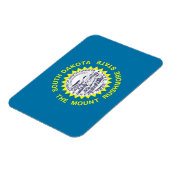 サウスダコタ州旗を持つ愛国的な柔軟な磁石 マグネット (左側)