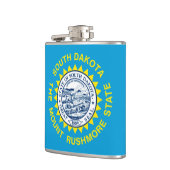 サウスダコタ州旗デザイン フラスク (左)