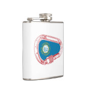 サウスダコタ州旗登山カラビナー フラスク (右)