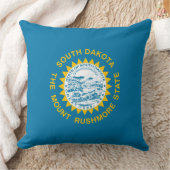 サウスダコタ州旗 クッション (ブランケット)