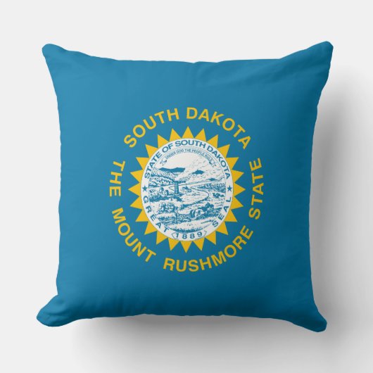 サウスダコタ州旗 クッション (正面)
