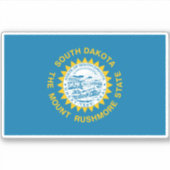 サウスダコタ州旗 シール (正面)