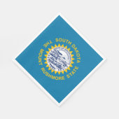 サウスダコタ州旗 スタンダードランチョンナプキン (角)