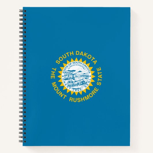 サウスダコタ州旗 ノートブック (正面)