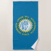 サウスダコタ州旗 ビーチタオル (正面)