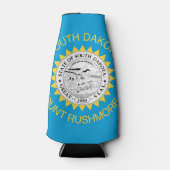 サウスダコタ州旗 ボトルクーラー (正面)