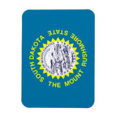 サウスダコタ州旗 マグネット (縦)