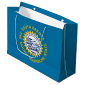 サウスダコタ州旗 ラージペーパーバッグ (正面アングル)