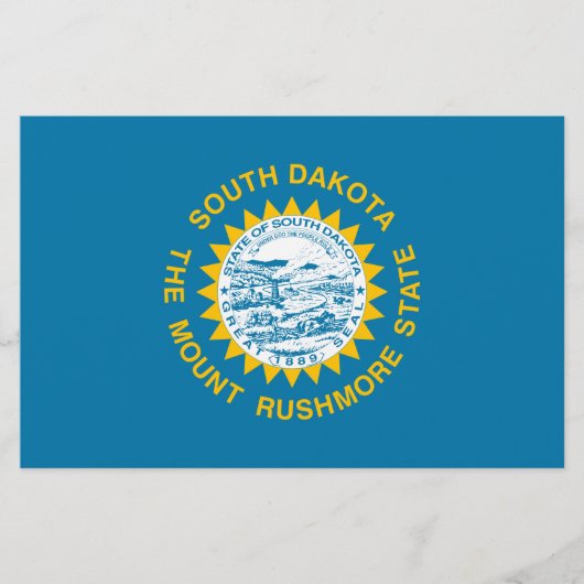 サウスダコタ州旗 便箋 (正面)