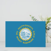 サウスダコタ州旗 便箋 (スタンド正面)