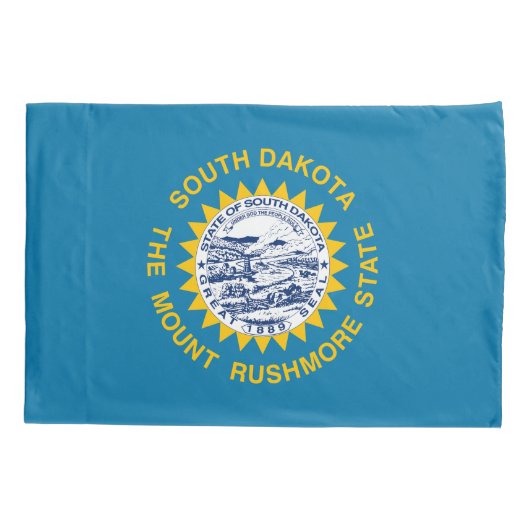 サウスダコタ州旗 枕カバー (裏面)