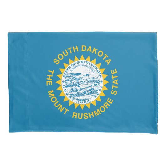 サウスダコタ州旗 枕カバー (正面)