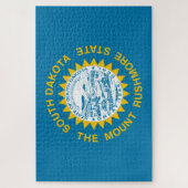 サウスダコタ州旗(米国州) ジグソーパズル (縦)