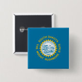 サウスダコタ州旗 缶バッジ (正面&裏面)