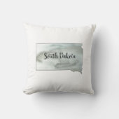 サウスダコタ州絵画概要 クッション (正面)