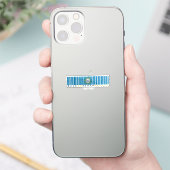 サウスダコタ州製バーコード国旗の州のプライド シール (スマートフォン)