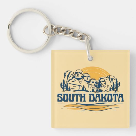 サウスダコタ州(アメリカ) キーホルダー (正面)