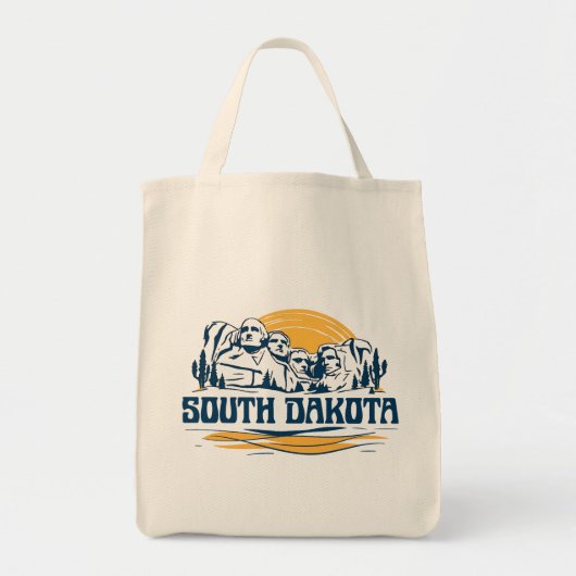 サウスダコタ州(アメリカ) トートバッグ (正面)
