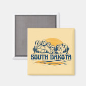 サウスダコタ州(アメリカ) マグネット (正面/裏面)